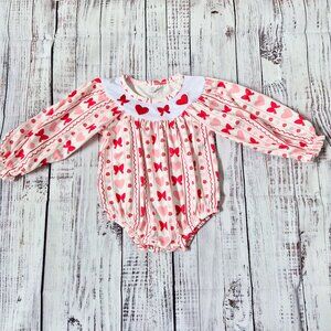 Sweetheart Smocked Romper